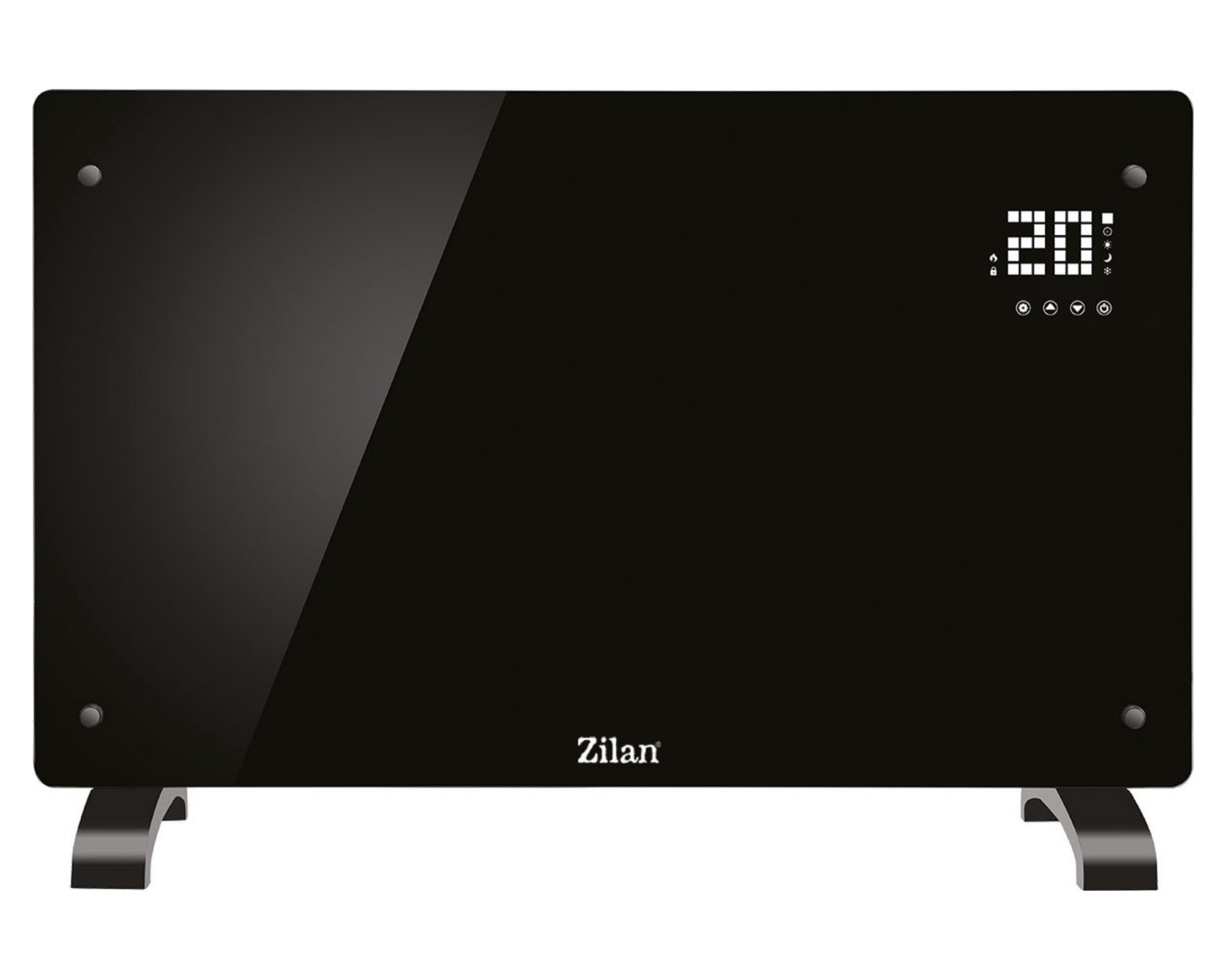 Zilan - Design Glasconvector - Glazen Convector - Convactorkachel - Verwarming - afstandsbediening - 2000 Watt