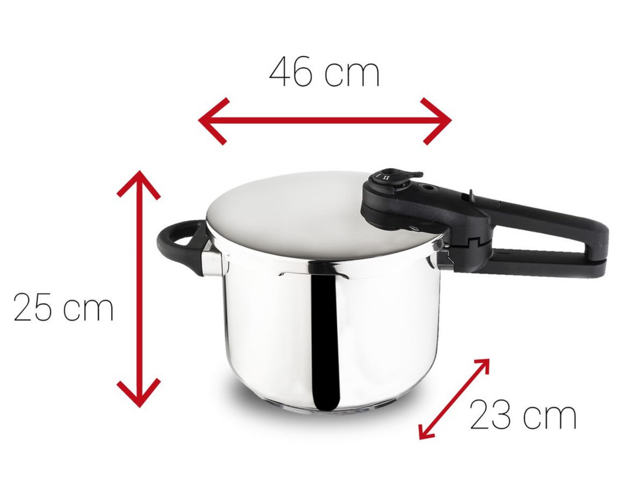 Zilan - Snelkookpan - 6 Liter - geschikt voor alle warmtebronnen ook inductie - pressure cooker