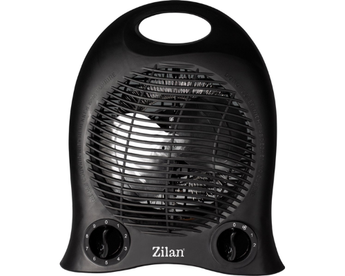 Zilan - Turbo Ventilatorkachel 2000W - Verwarming elektrisch - Elektrische kachel - Zeer krachtig - Black