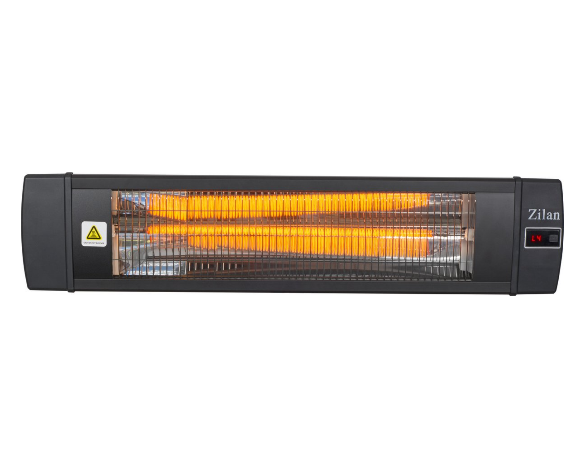 Zilan - carbon terrasverwarmer - 2000 watt - IP55 - 32 m2 - Voor binnen en buiten - inc afstandsbediening en timer - elektrische terrasverwarmer - 10000 branduren