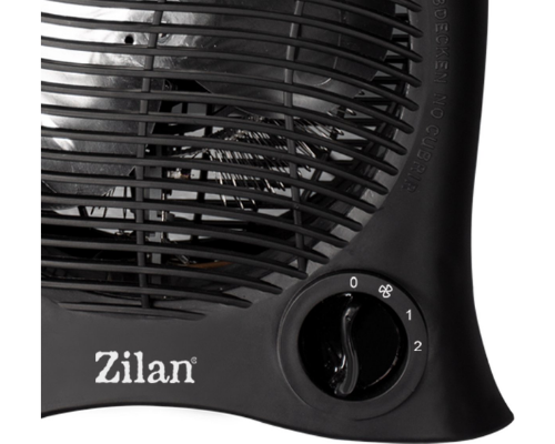 Zilan - Turbo Ventilatorkachel 2000W - Verwarming elektrisch - Elektrische kachel - Zeer krachtig - Black