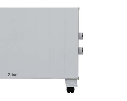 Zilan - Elektrische Convectorkachel - 2500 Watt - wieltjes - Tot 20 m2 verwarmd - Kachel - Muurbevestiging - snelle opstart