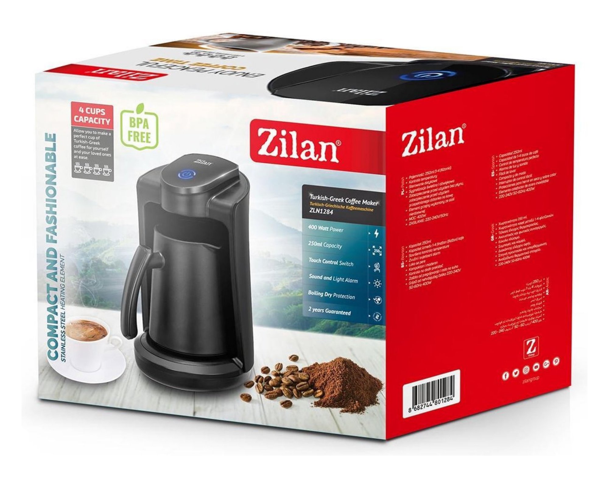 Zilan - Turkse Koffiezetapparaat - Turkse Koffiemachine - 4 kopjes