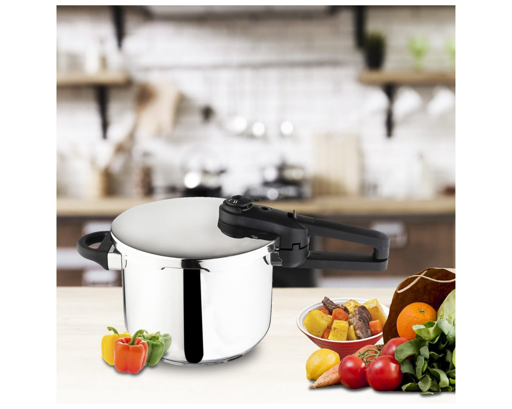 Zilan - Snelkookpan - 6 Liter - geschikt voor alle warmtebronnen ook inductie - pressure cooker