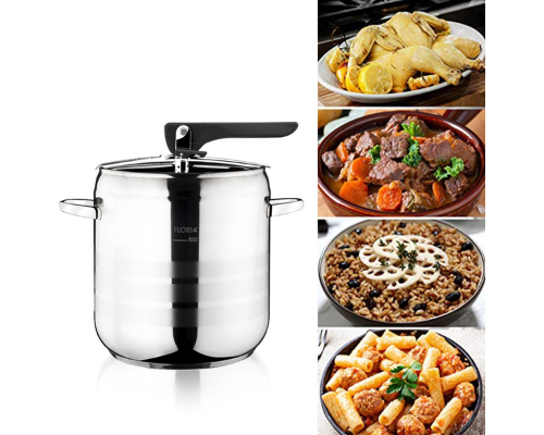 Zilan Easy - snelkookpan - pressure cooker - geschikt voor alle warmtebronnen ook inductie - 7 liter